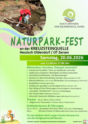 Plakat Naturpark-Fest 20.06.2026